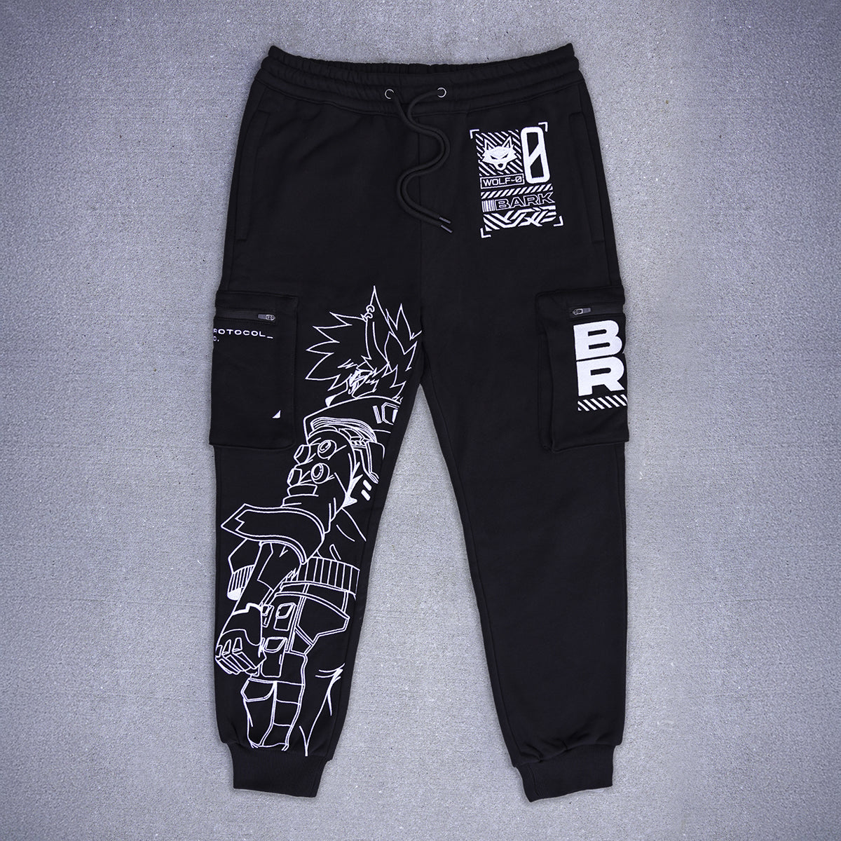 W-01F JOGGERS V2 - BLACK – 0 Fox Shop