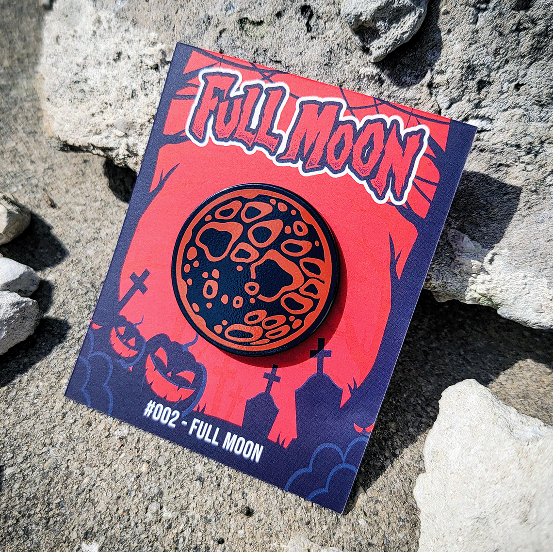 FULL MOON ENAMEL PIN