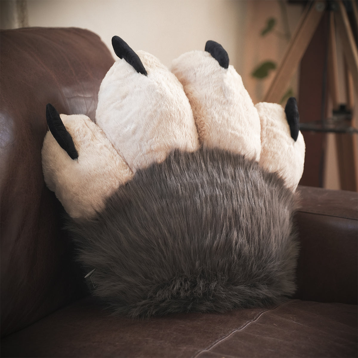 WOLF PAW PILLOW PLUSH