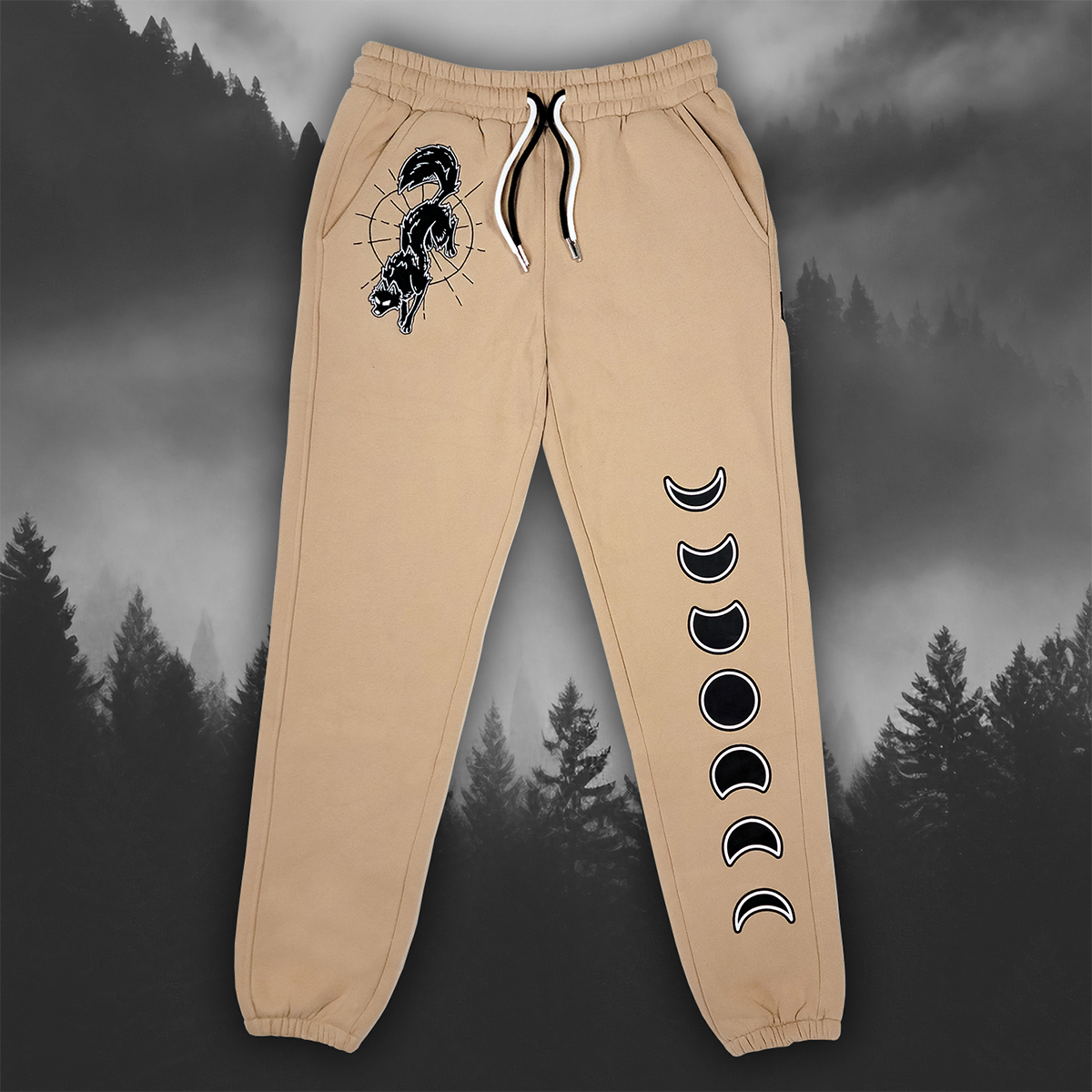 0foxshop Forest King Sweatpants Large