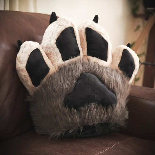 WOLF PAW PILLOW PLUSH