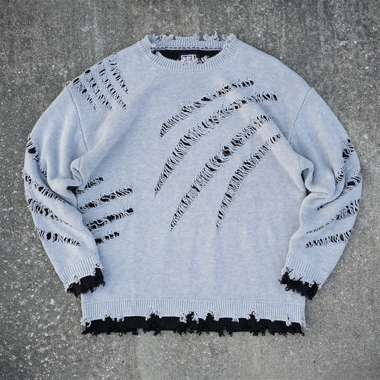 CLAWED SWEATER - GREY