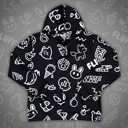 INVERSE DOODLE HOODIE