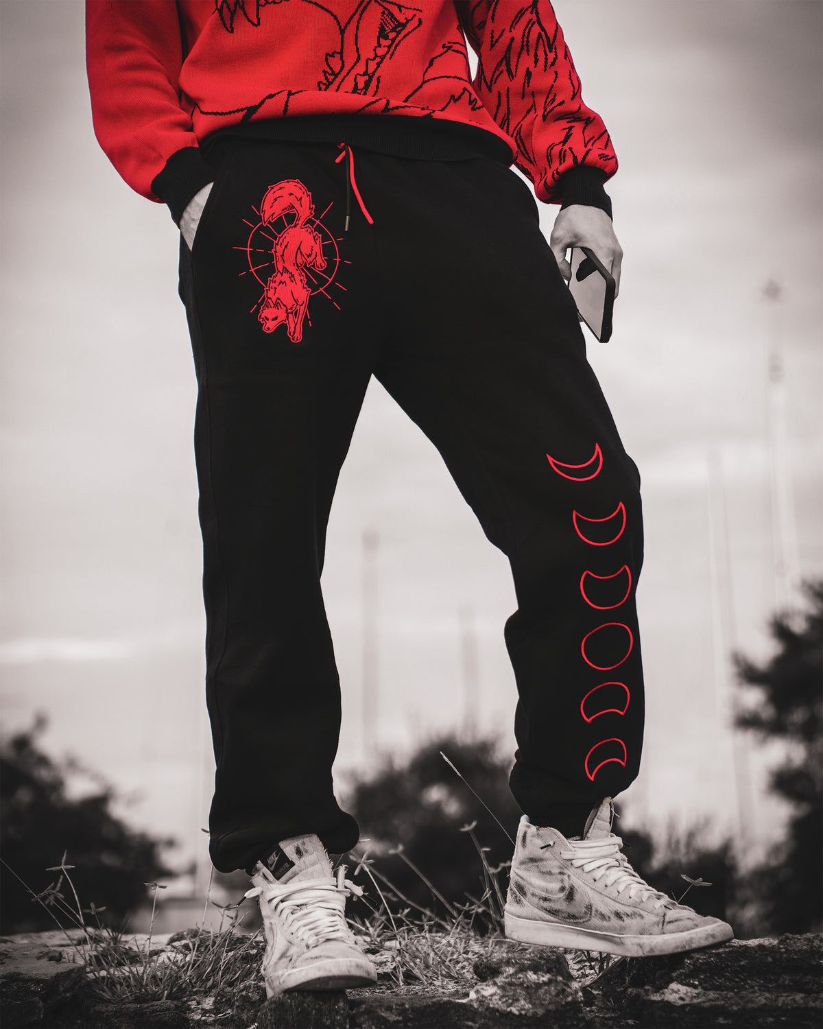 BLOOD MOON FOREST KING SWEATPANTS (LIMITED EDITION)