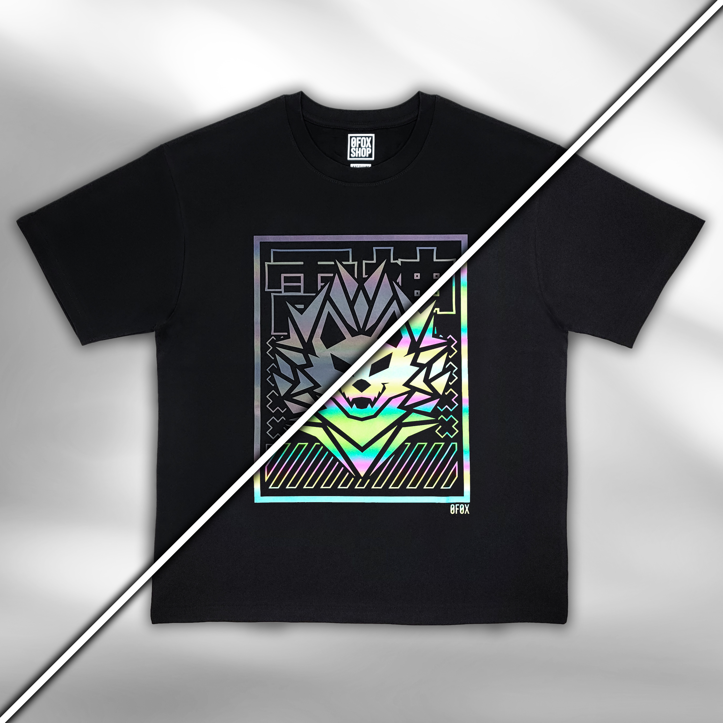 REFLECTIVE WOLF T-SHIRT – 0 Fox Shop