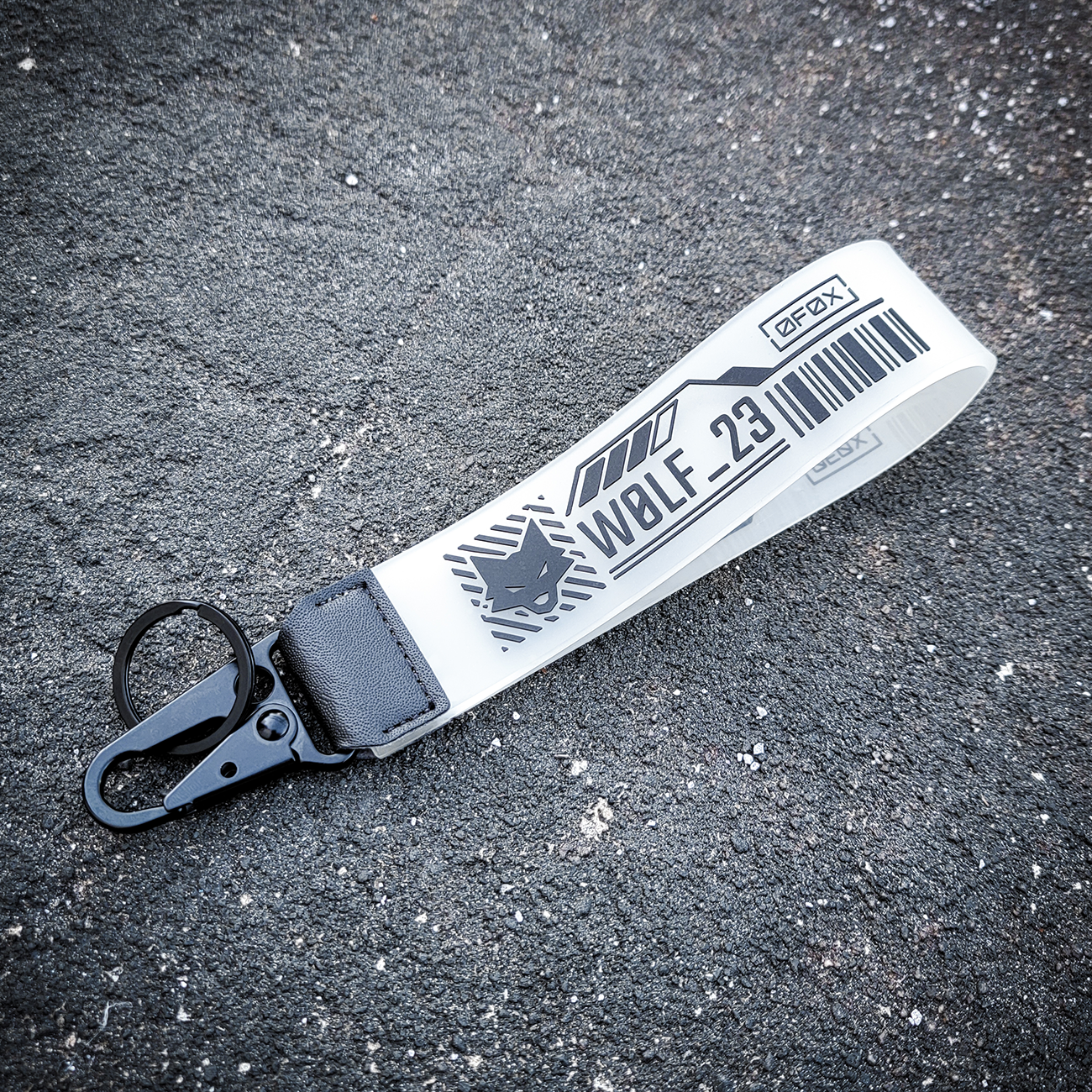 W-01F RUBBER LANYARD