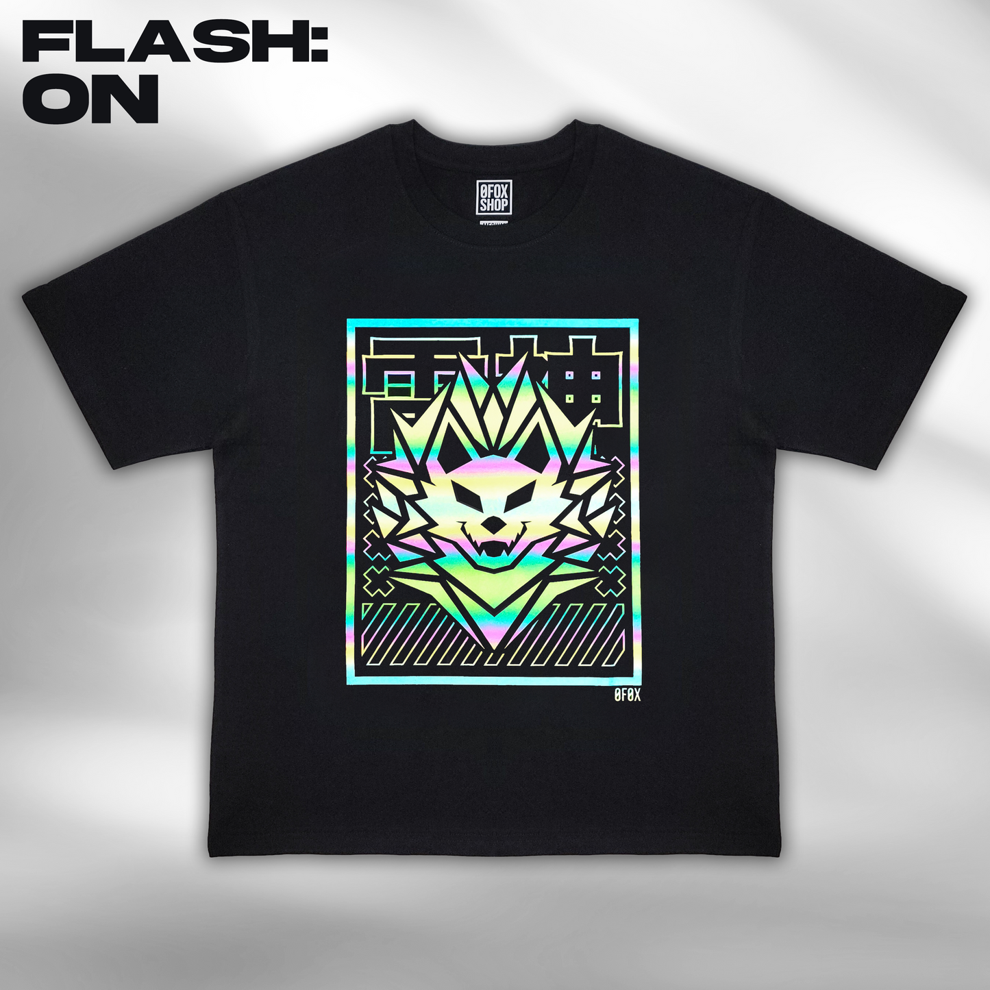 REFLECTIVE WOLF T-SHIRT – 0 Fox Shop REFLECTIVE WOLF T-SHIRT – 0 Fox Shop