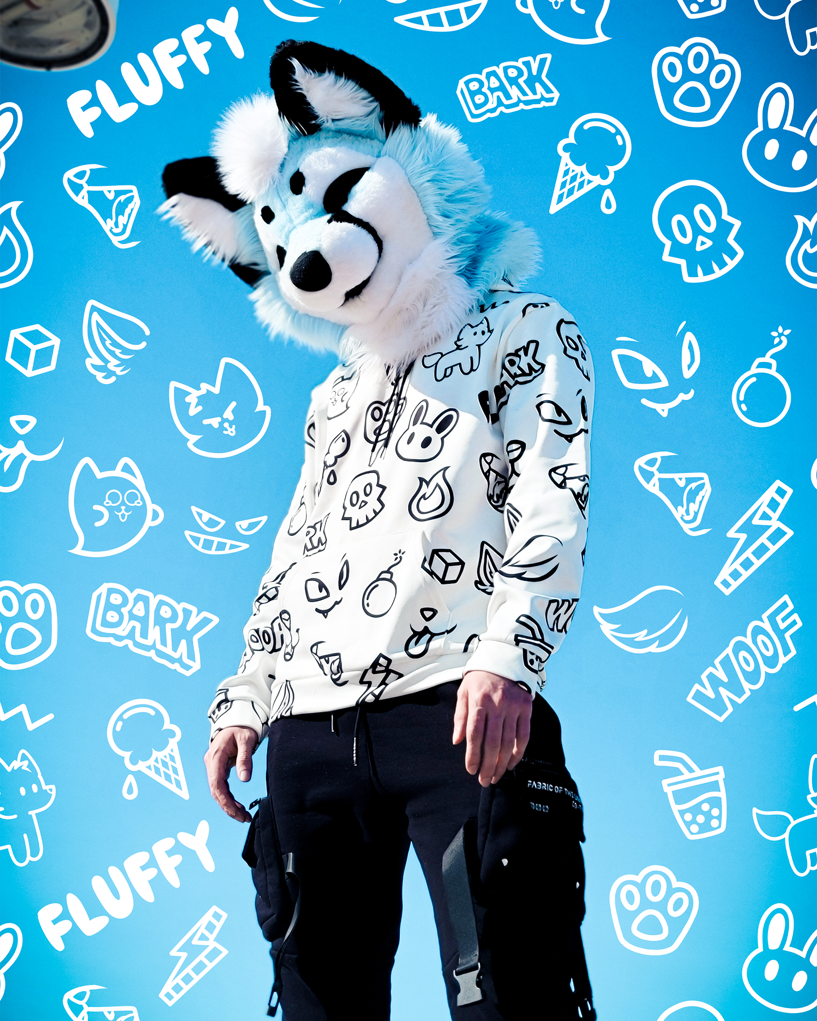 DOODLE HOODIE – 0 Fox Shop DOODLE HOODIE – 0 Fox Shop