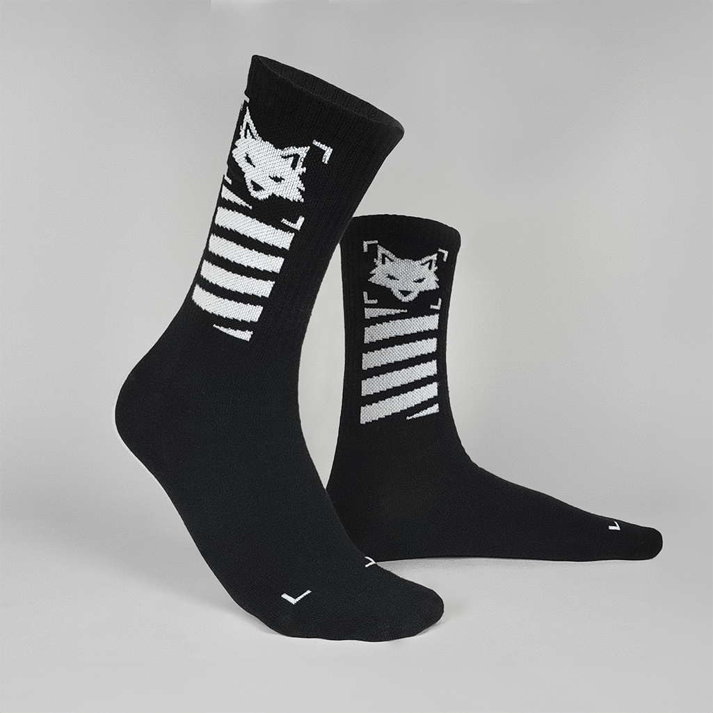 W-01F SOCKS BLACK – 0 Fox Shop