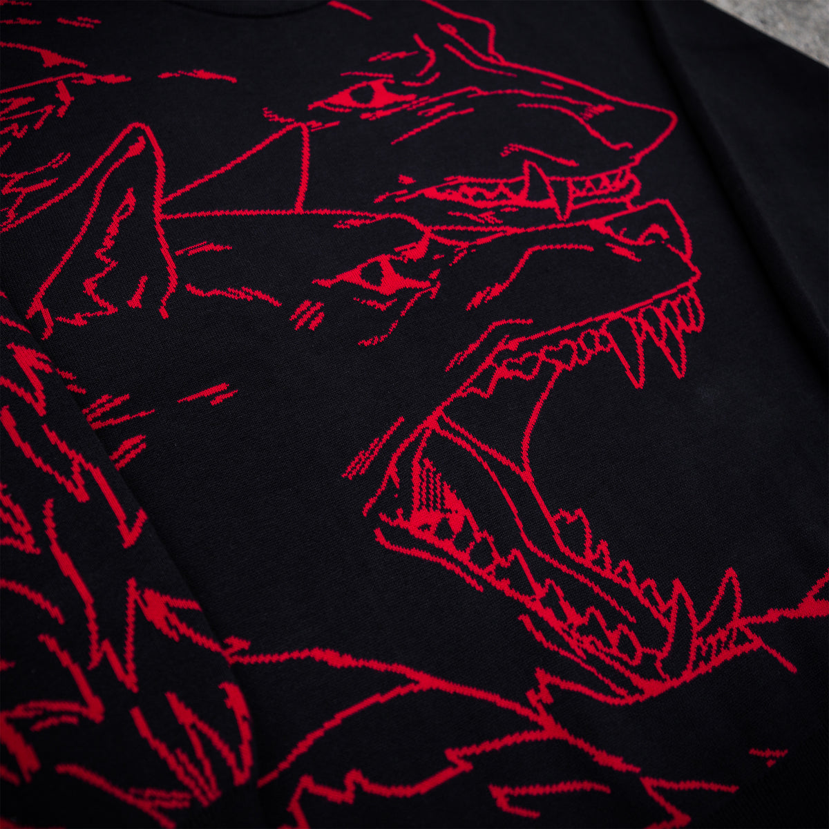 BLOOD MOON WOLF PACK REVERSIBLE SWEATER (LIMITED EDITION)